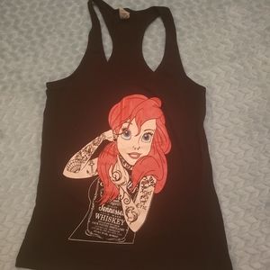 Disney Ariel little Mermaid tattoo tank top